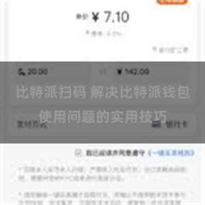 比特派扫码 解决比特派钱包使用问题的实用技巧