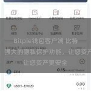 Bitpie钱包客户端 比特派钱包：强大的隐私保护功能，让您资产更安全