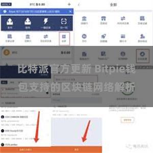 比特派官方更新 Bitpie钱包支持的区块链网络解析