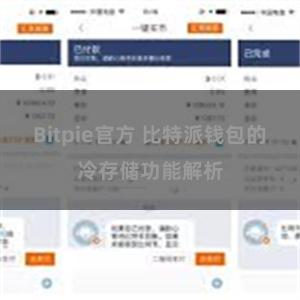 Bitpie官方 比特派钱包的冷存储功能解析