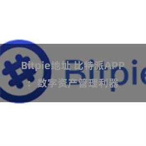 Bitpie地址 比特派APP：数字资产管理利器