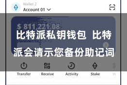 比特派私钥钱包  比特派会请示您备份助记词